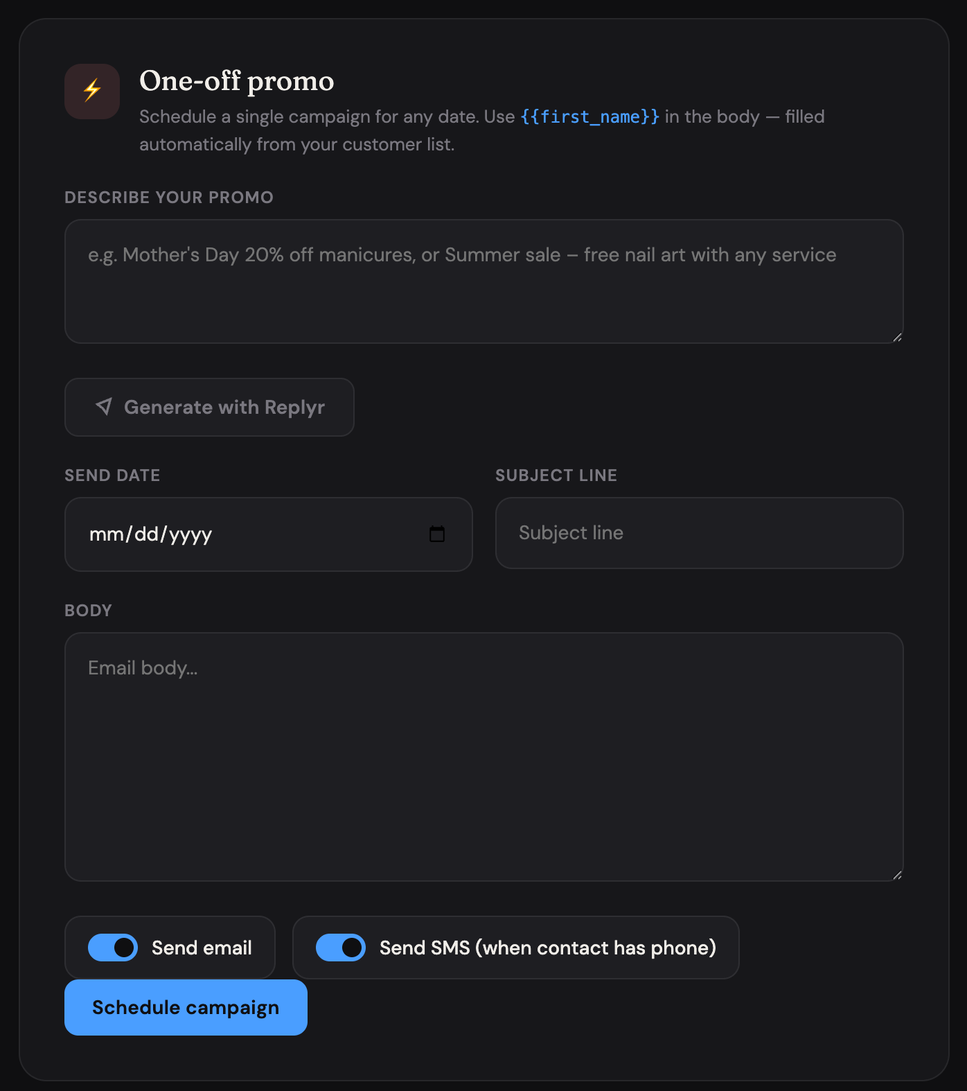 Replyr Pro — One-off promo